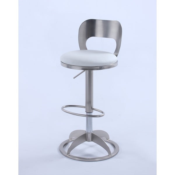 Somette MEI Oval Metal-Back Adjustable Height Stool