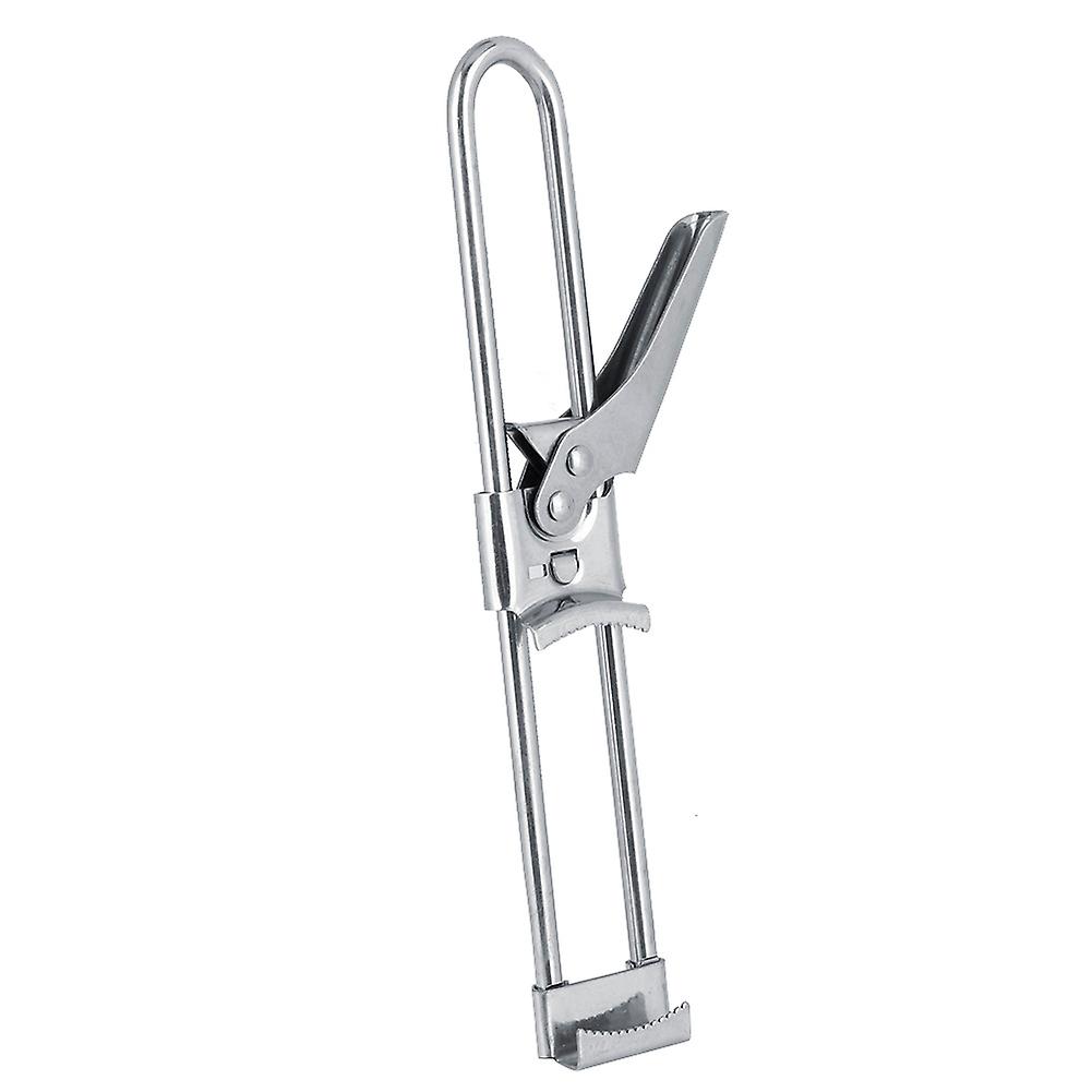 Jar Opener Manual Adjustable Bottle Opener Stainless Steel Can Opener Jar Lid Gripper For Arthritis Hands Household Kitchen Tool For Waiters Bartender