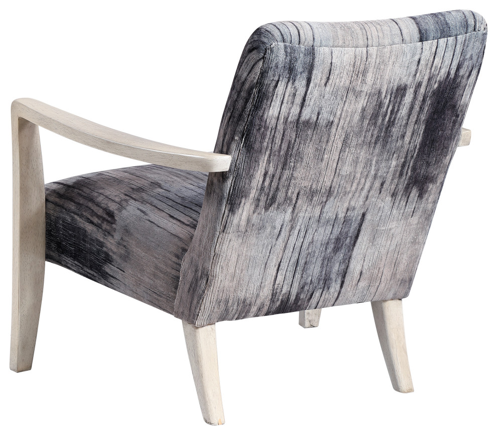 Uttermost Watercolor Gray Chenille Accent Chair   Transitional   Armchairs And Accent Chairs   by Modern Furniture LLC  Houzz