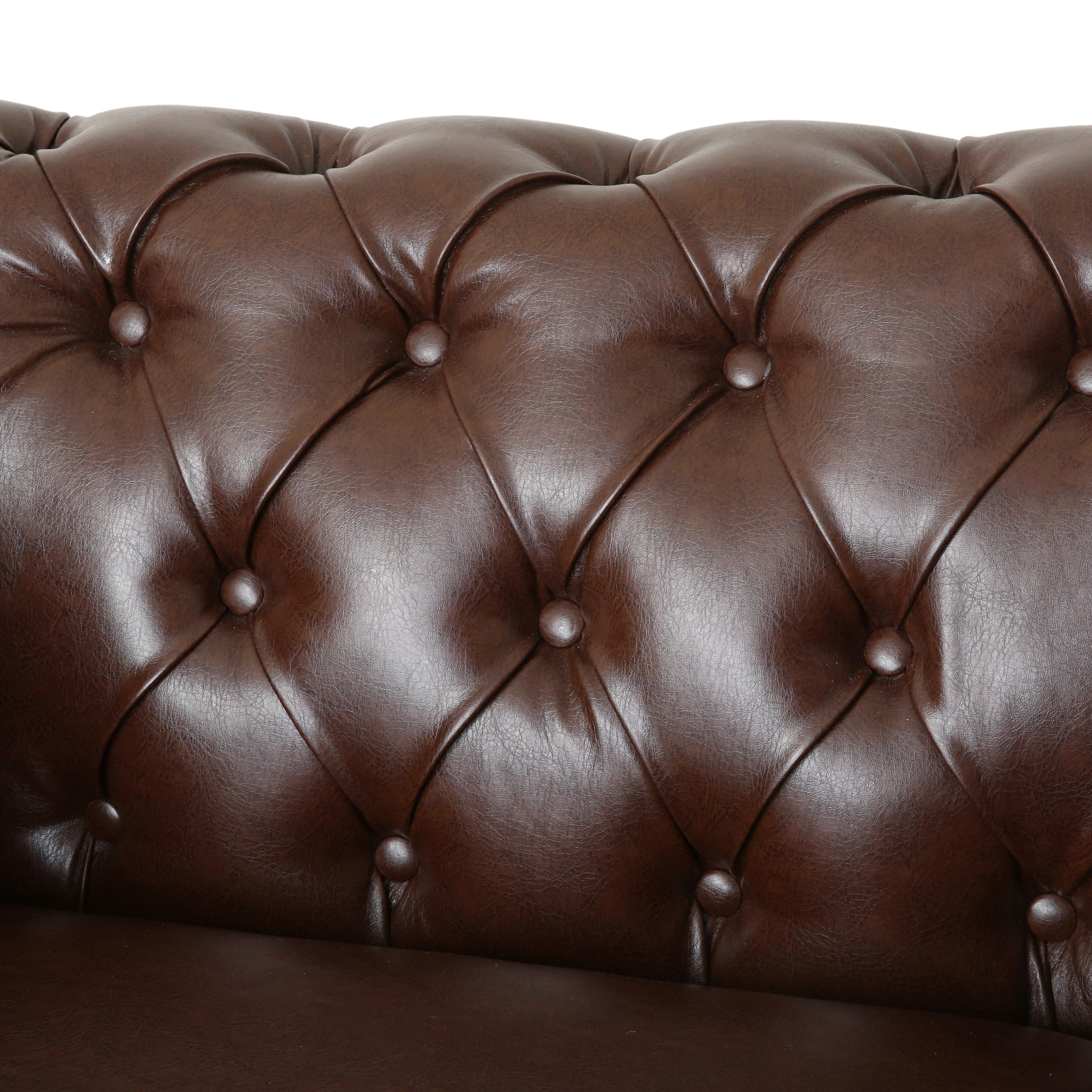 Batavia Chesterfield Tufted Club Chair with Nailhead Trim