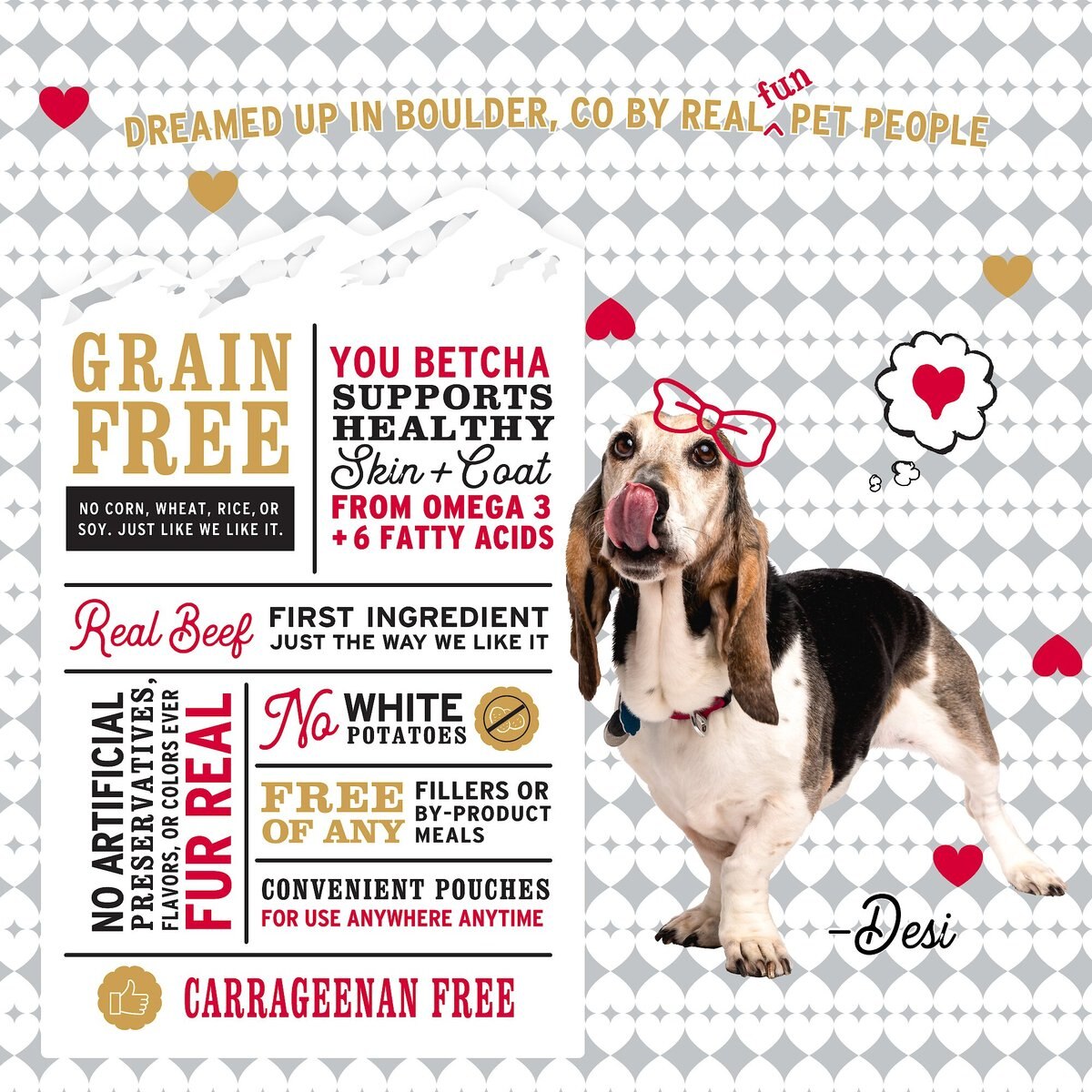 I and Love and You Top That Shine Beef Recipe Grain-Free Dog Food Topper