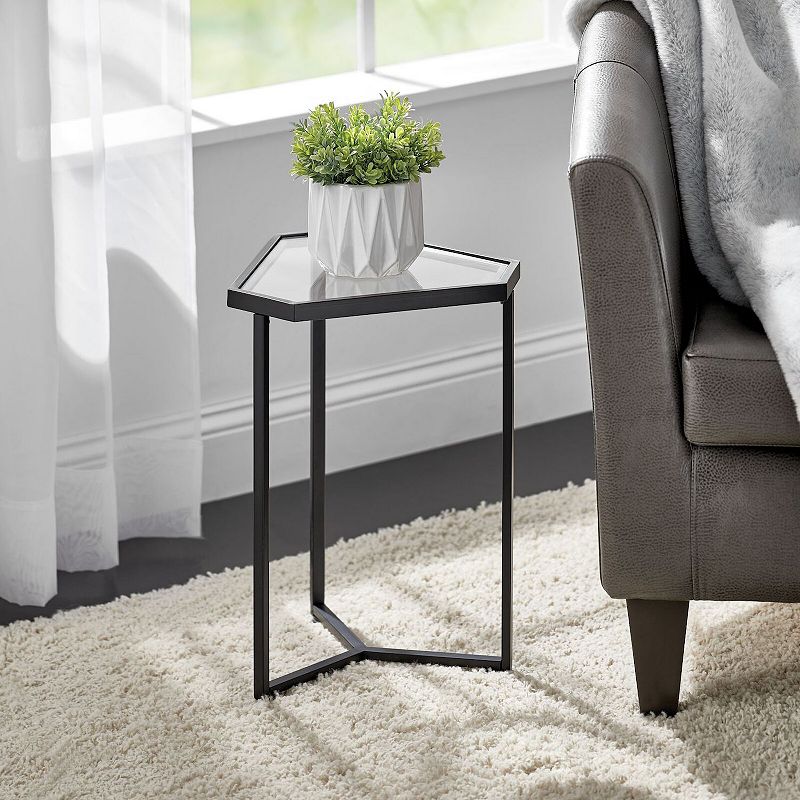 mDesign Triangle Inlay Top Accent Table