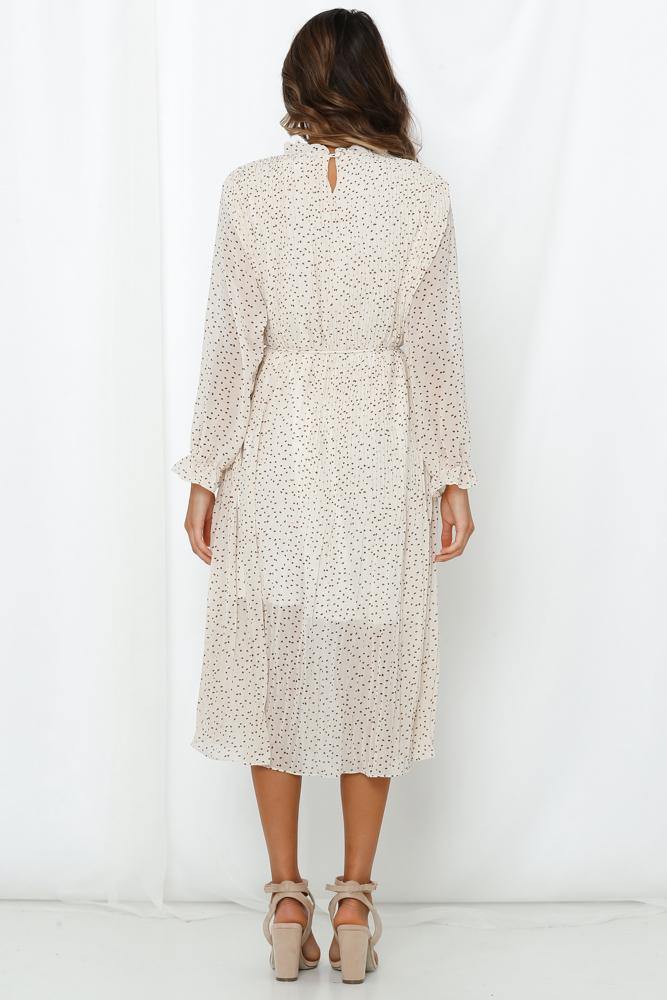 Love Of A Lifetime Midi Dress Cream