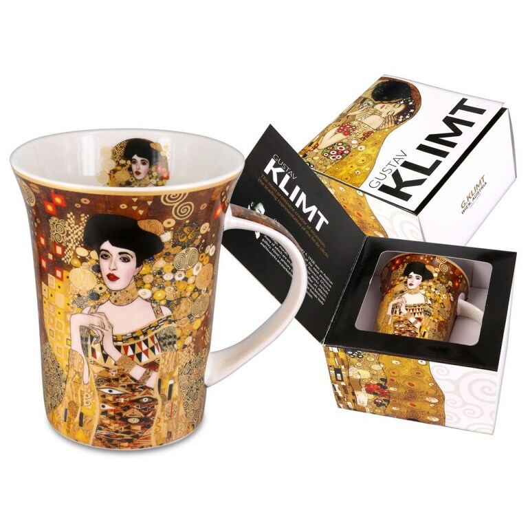 Carmani Adele by G.Klimt Porcelain Mug in A Gift Box