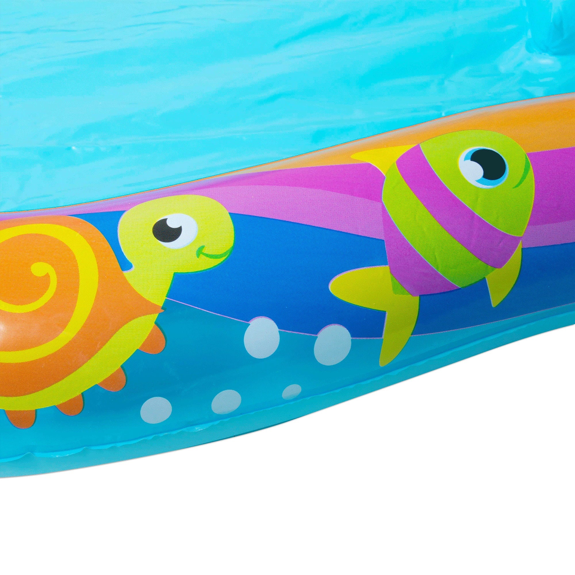 Banzai Shade 'N Slide Turtle Inflatable Kiddie Splash Pool Set with Sprinkler