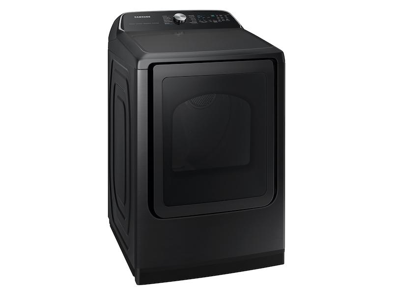 Samsung DVE55CG7100V 7.4 Cu. Ft. Smart Electric Dryer With Steam Sanitize+ In Brushed Black