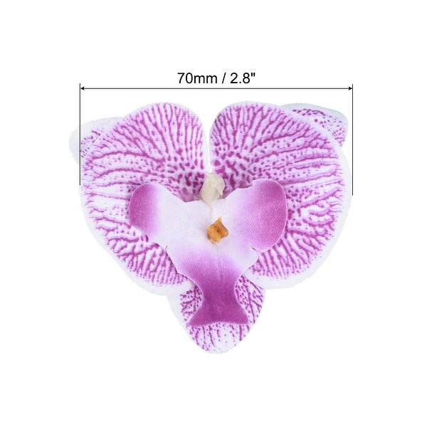 Artificial Silk Butterfly Orchid Flower Heads for Floral Bouquet Decor