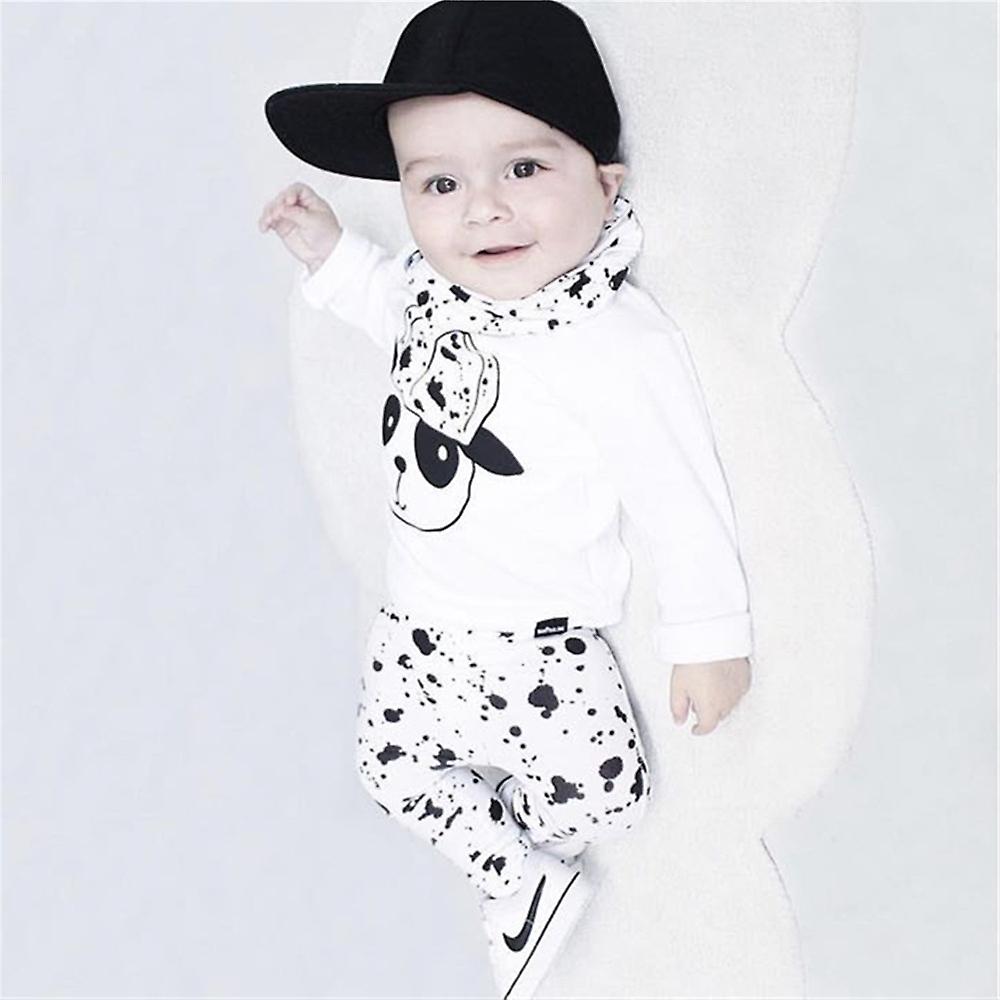 Baby Clothes Boys Girls Cute Cotton Long Sleeved Jacket Panda Pants Set Children Clothing Costume For Kids Vestido Infantil T