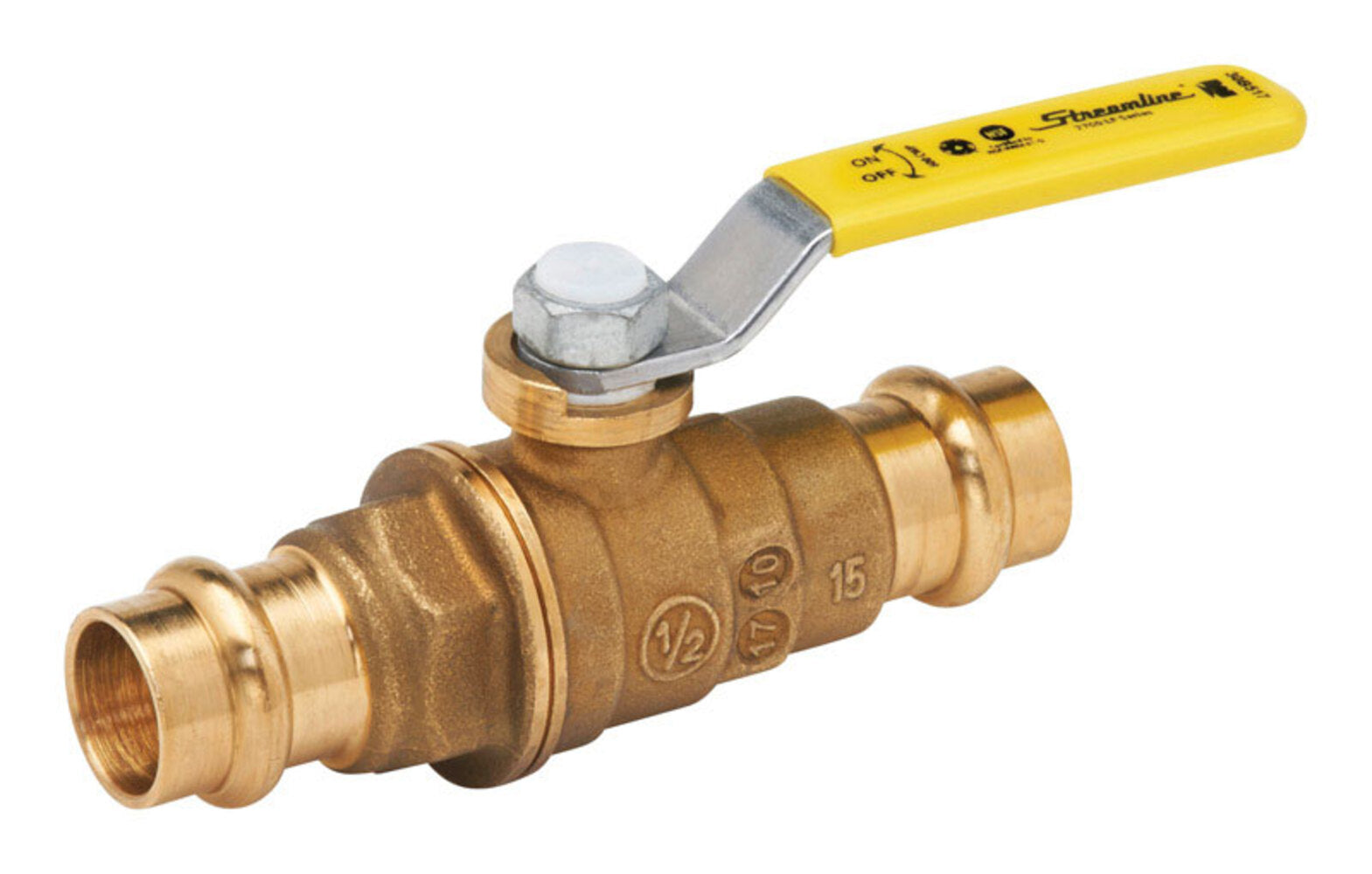 PRESS BALL VALVE 3/4