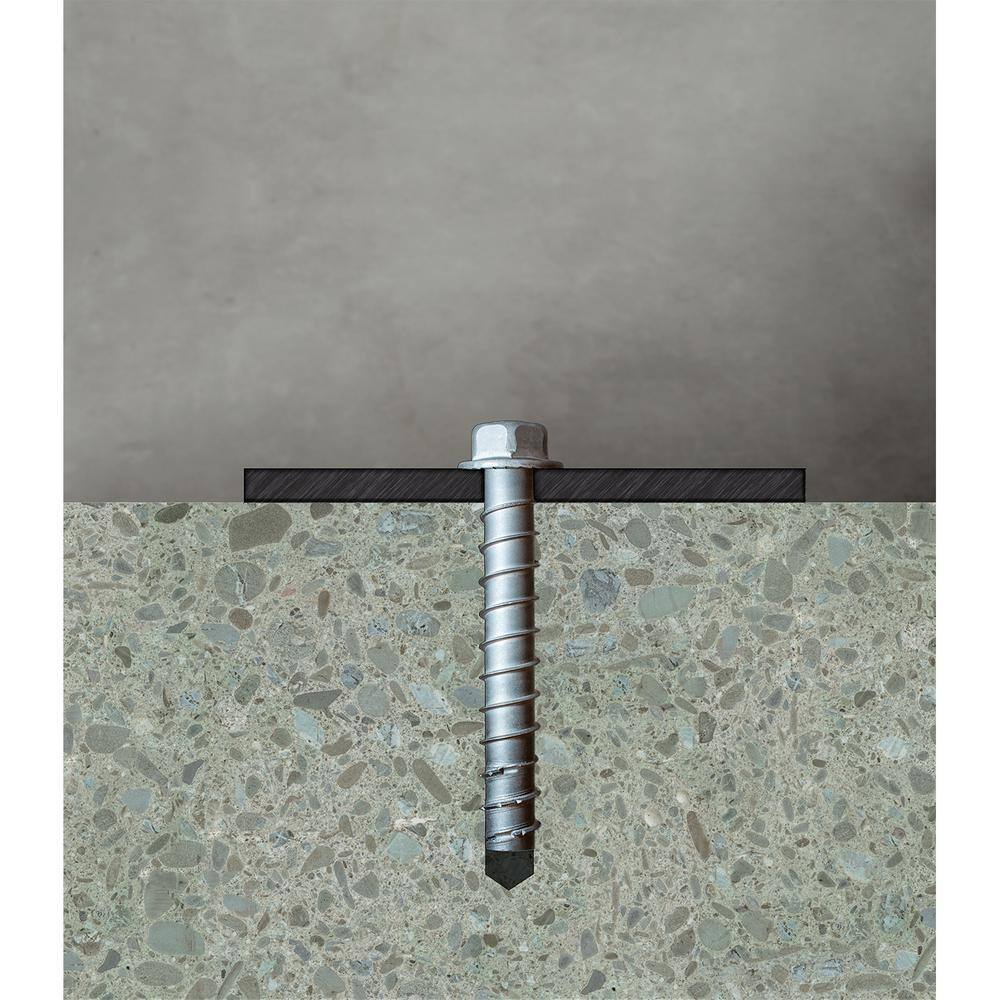 Simpson Strong-Tie Titen HD 58 in. x 6 in. Type 304 Stainless-Steel Heavy-Duty Screw Anchor THDB62600H4SSF1