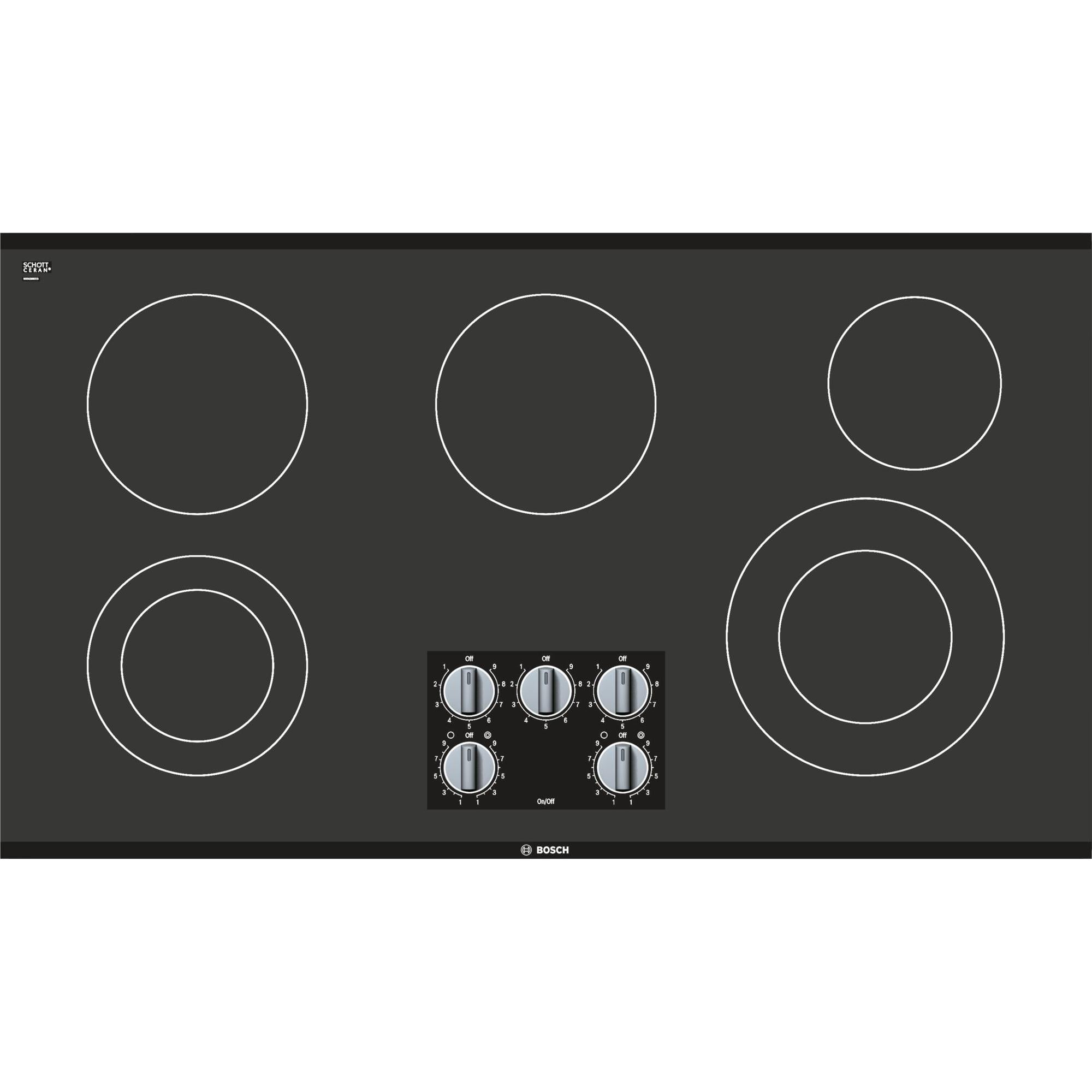 Bosch 36-inch Built-in Electric Cooktop NEM5666UC