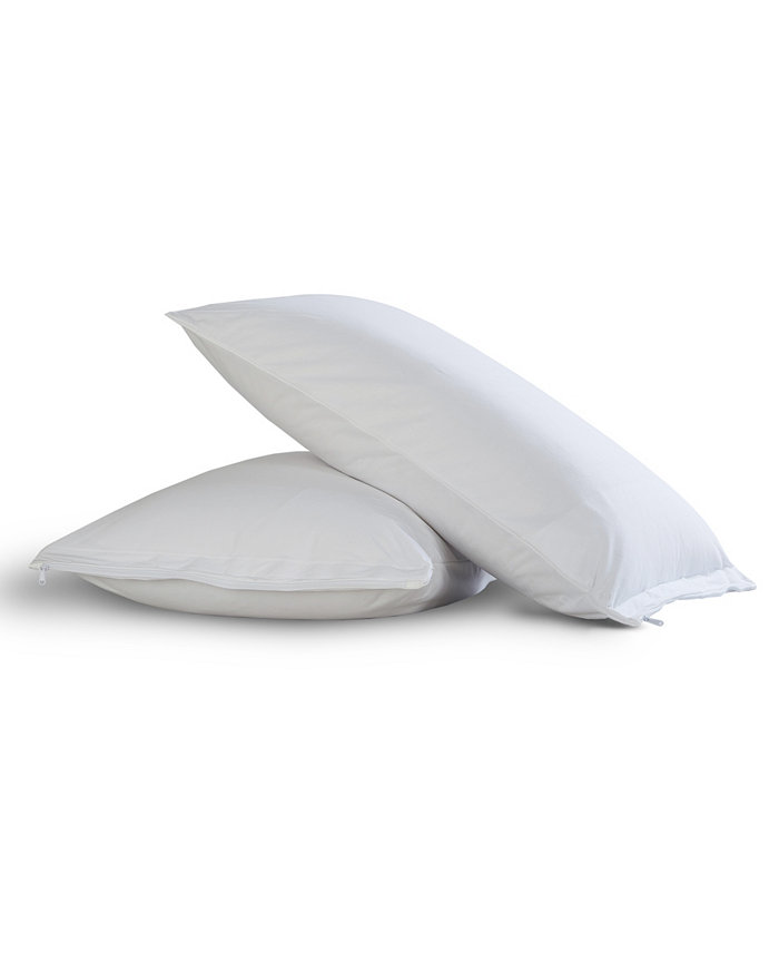 Fresh Ideas All-In-One Pillow Protector with Bed Bug Blocker 2-Pack