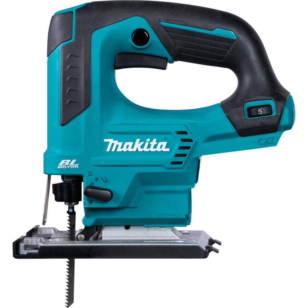 Makita 12V Max CXT Lithium-Ion Brushless Cordless Top Handle Jig Saw Tool Only VJ06Z from Makita