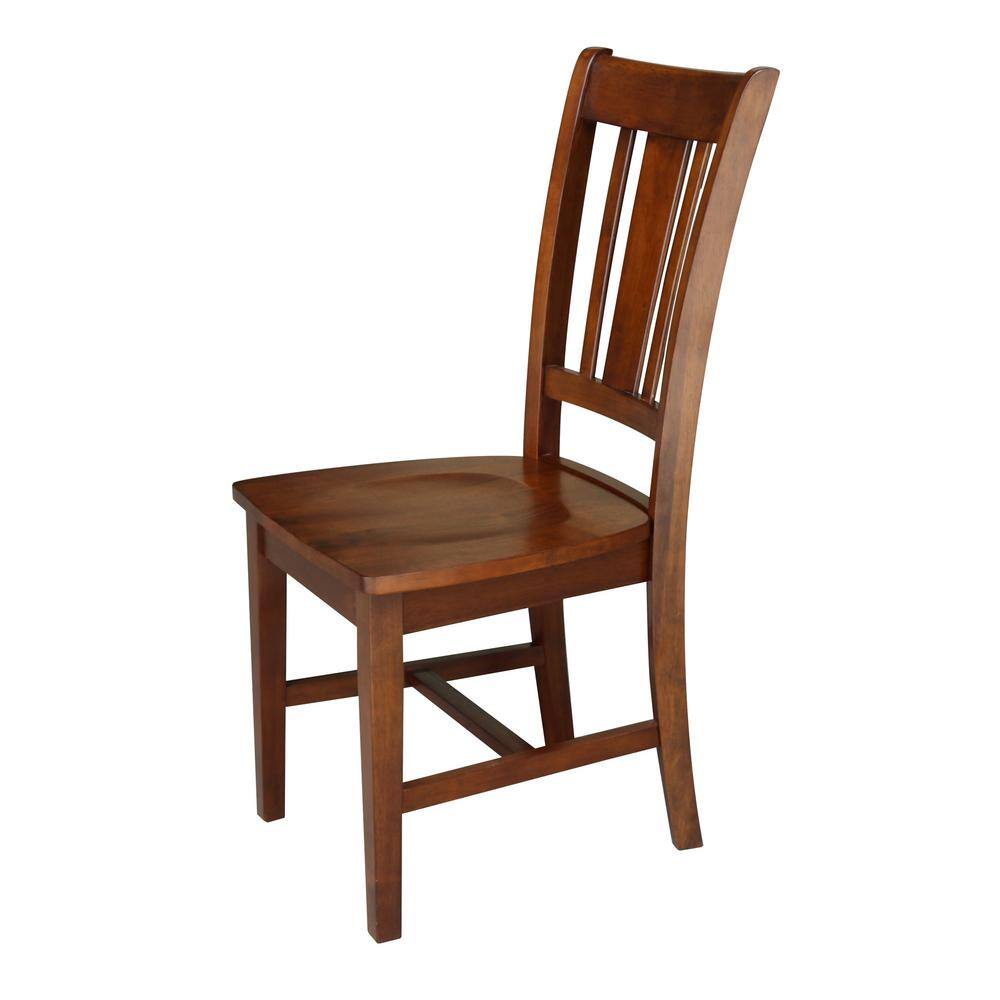 International Concepts Espresso Wood Dining Chair C581-10