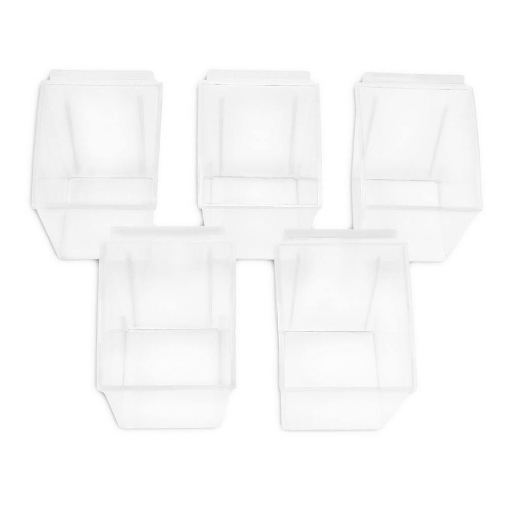 Proslat Probin Slatwall Deep Clear Storage Bin (5-Pack) 03220