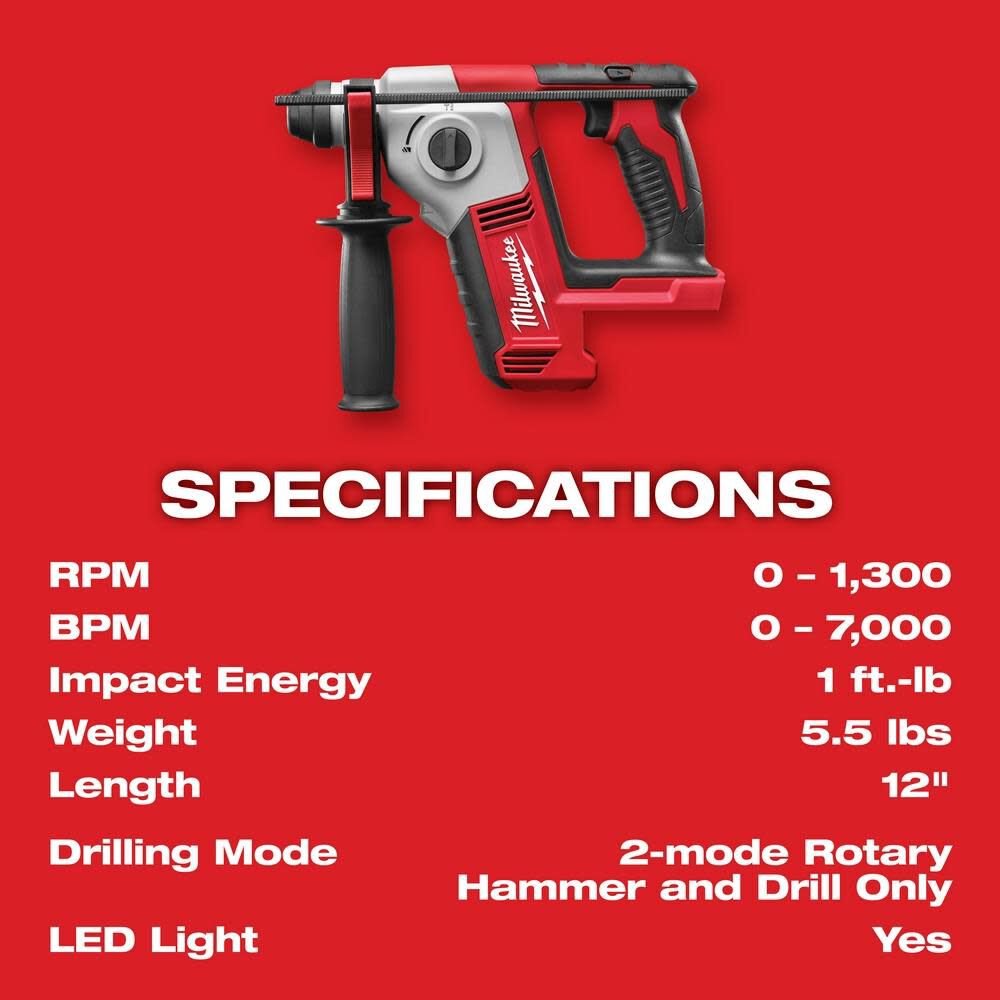 Milwaukee M18 Cordless 5/8