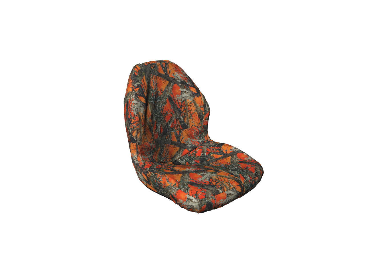 KU04 Seat Covers for T2080 / T2380 / GR2000 / GR2100 SERIES KUBOTA Tractors in Orange Camo