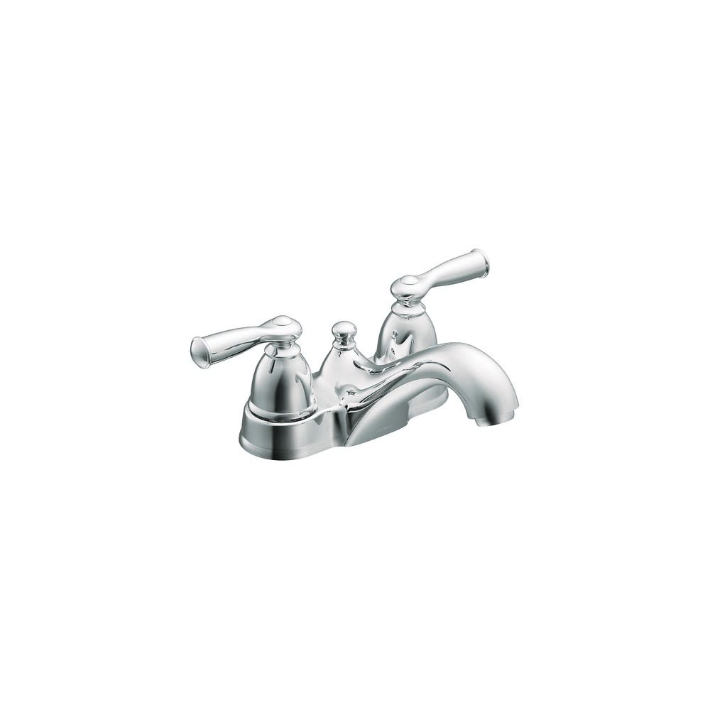 Moen Banbury Bathroom Lavatory Faucet Chrome 2 Handle Low Arc