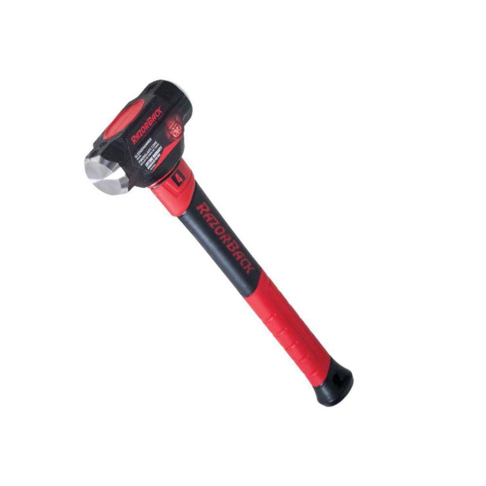 Razor-Back 4 lb. Sledge Hammer with 15 in. Fiberglass Handle 3111000