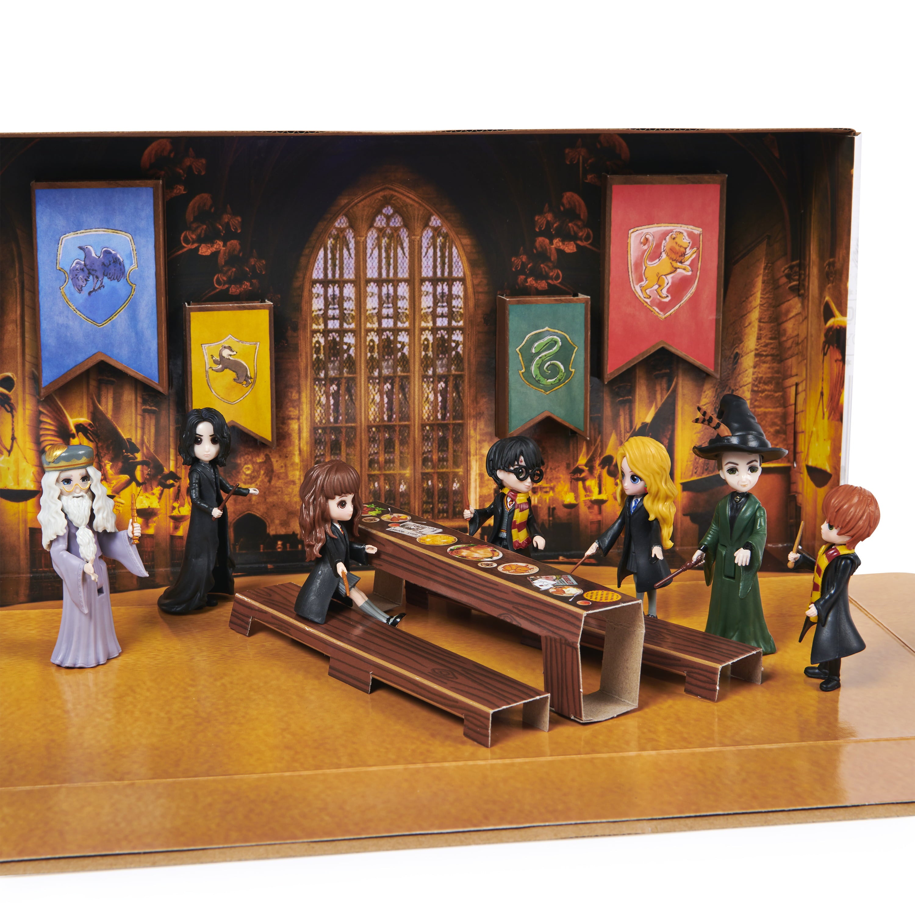 Wizarding World Harry Potter, Magical Minis Collector Set with 7 Collectible 3-inch Toy Figures, Kids Toys for Ages 5 and up