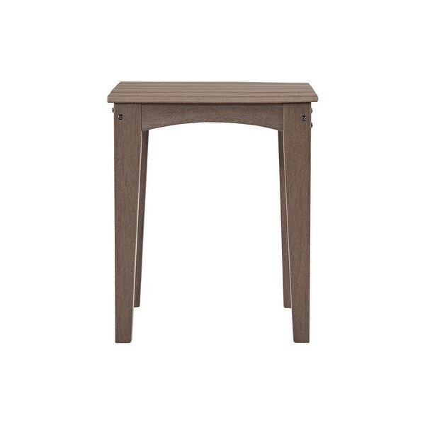 Signature Design by Ashley Emmeline Outdoor Poly All Weather Square End Table