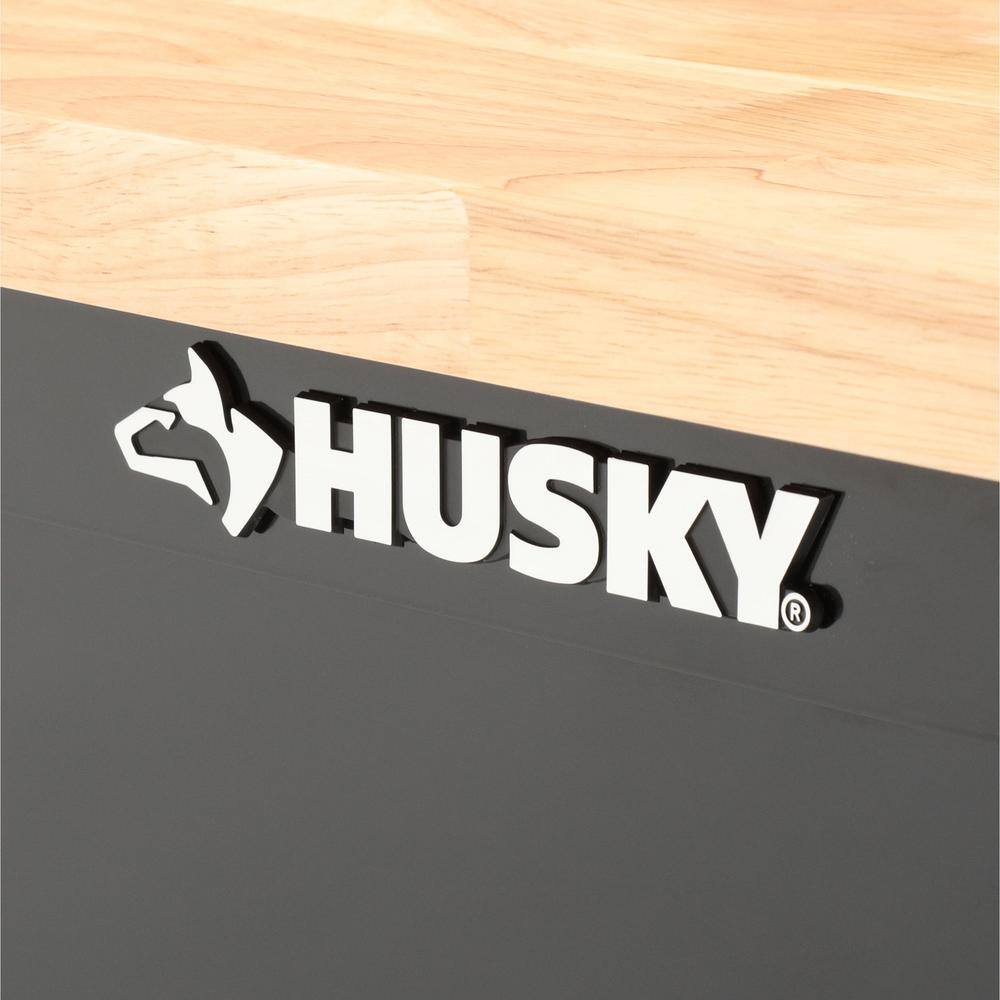 Husky Steel Storage Bench in Black (48 in. W x 20 in. H x 18 in. D) G4802B-US