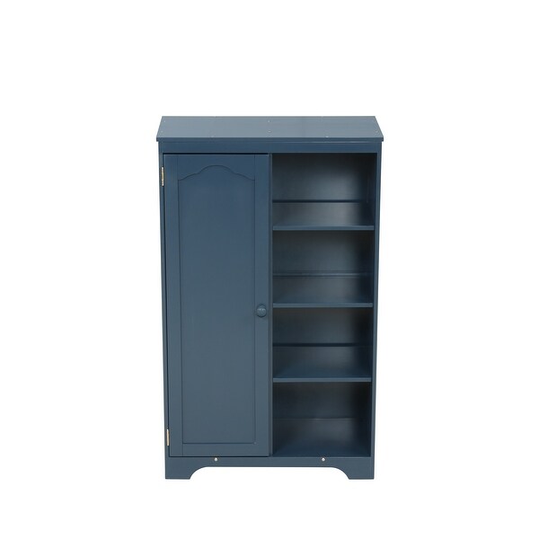 Nestfair Storage Armoire Cabinet With 3 Shelves - - 35865636