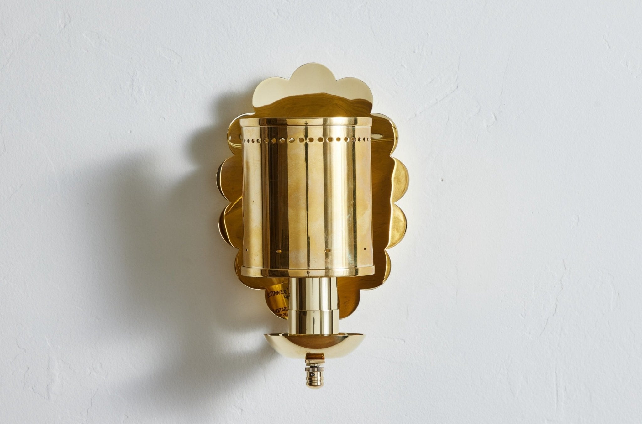 Nickey Kehoe, Brass Scallop Sconce Shield