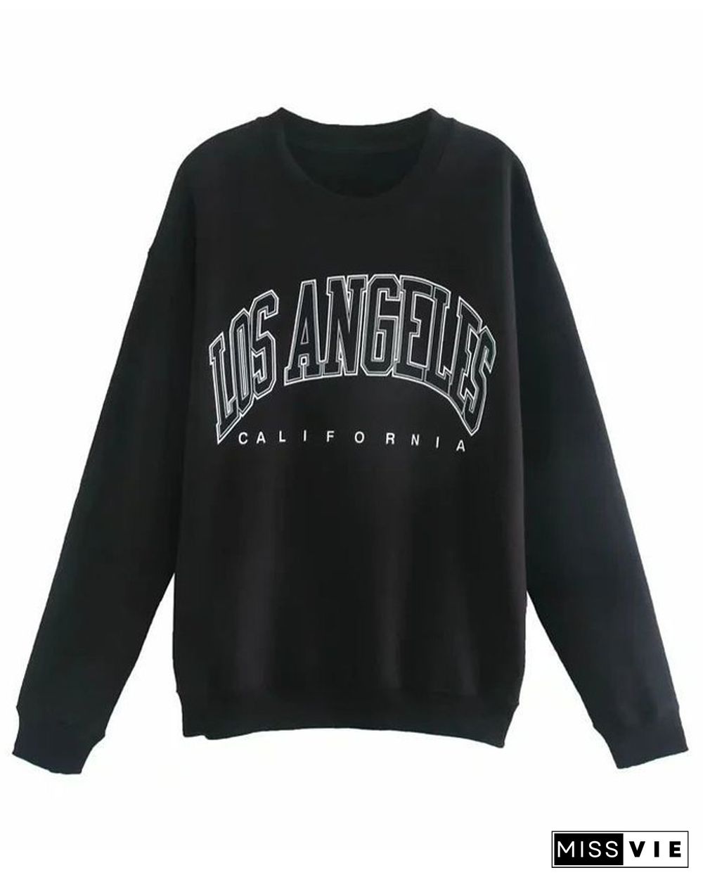 Letter Print Sweatshirt