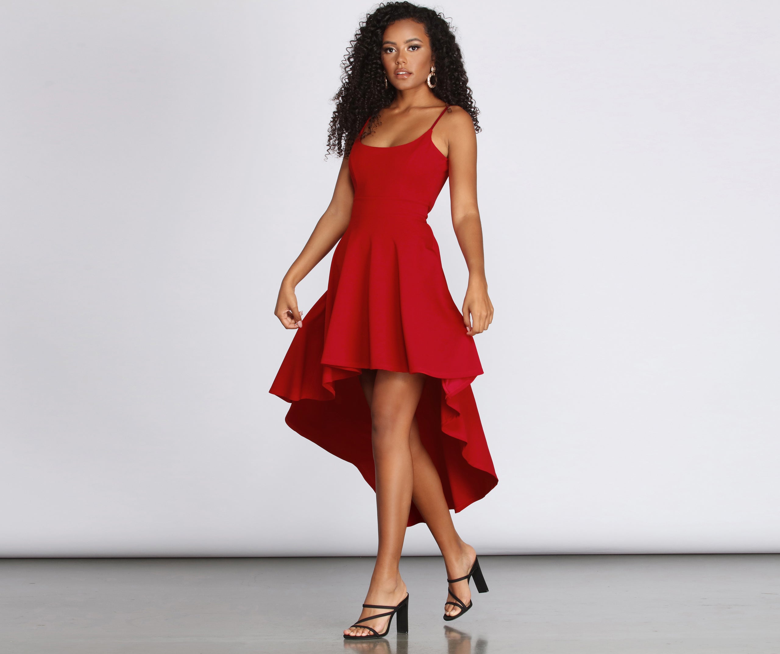 Bow Beauty High Low Dress