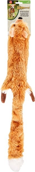 Ethical Pet Skinneeez Forest Series Fox Stuffing-Free Squeaky Plush Dog Toy