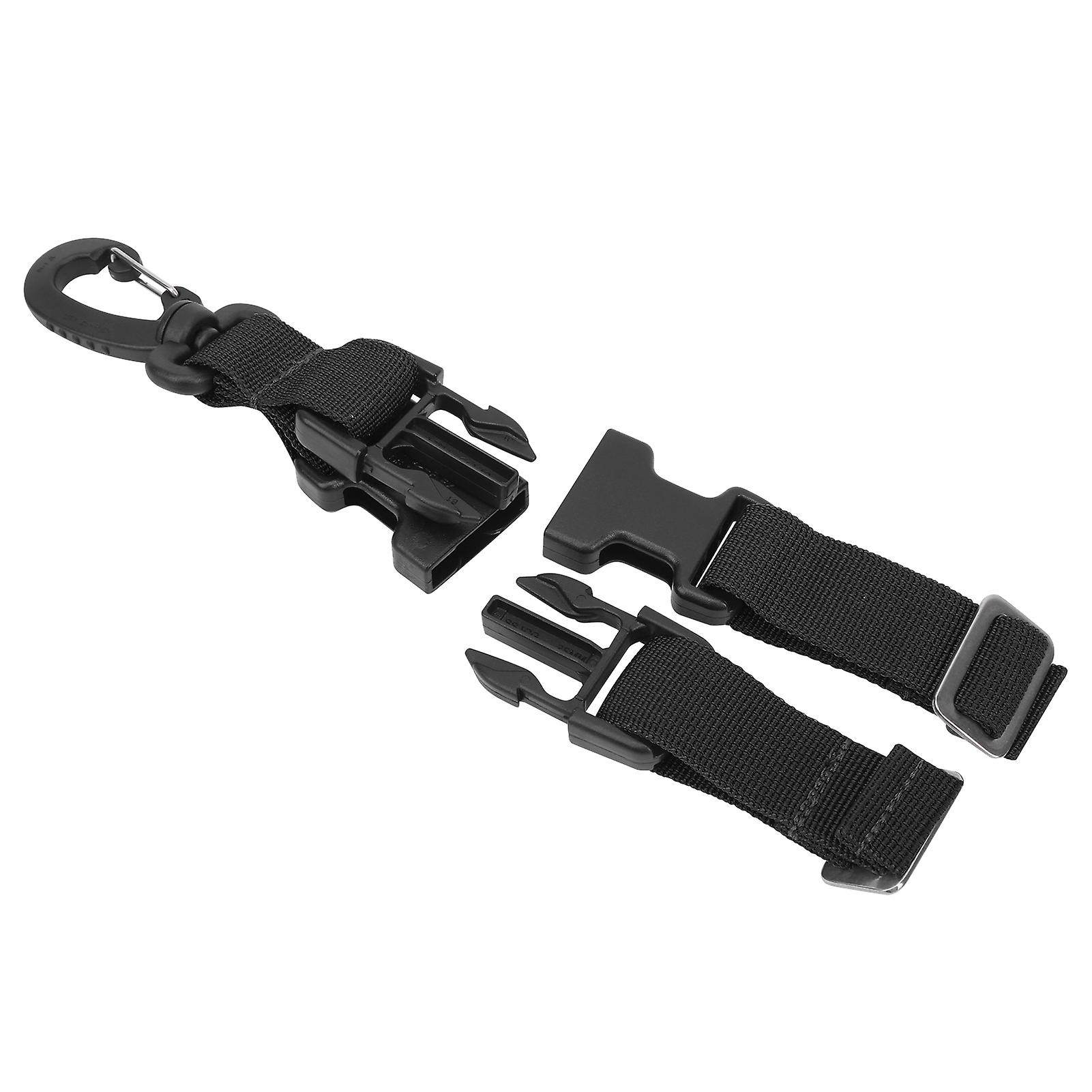 Diving Flippers Quick Release Buckle Fin Sling Hanging Buckle Equipment Keeper Strapblack