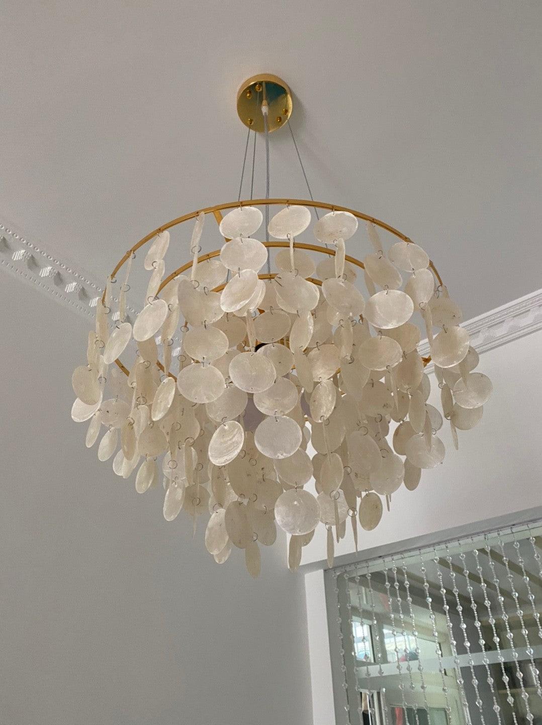 Shell Wind Chime Chandelier