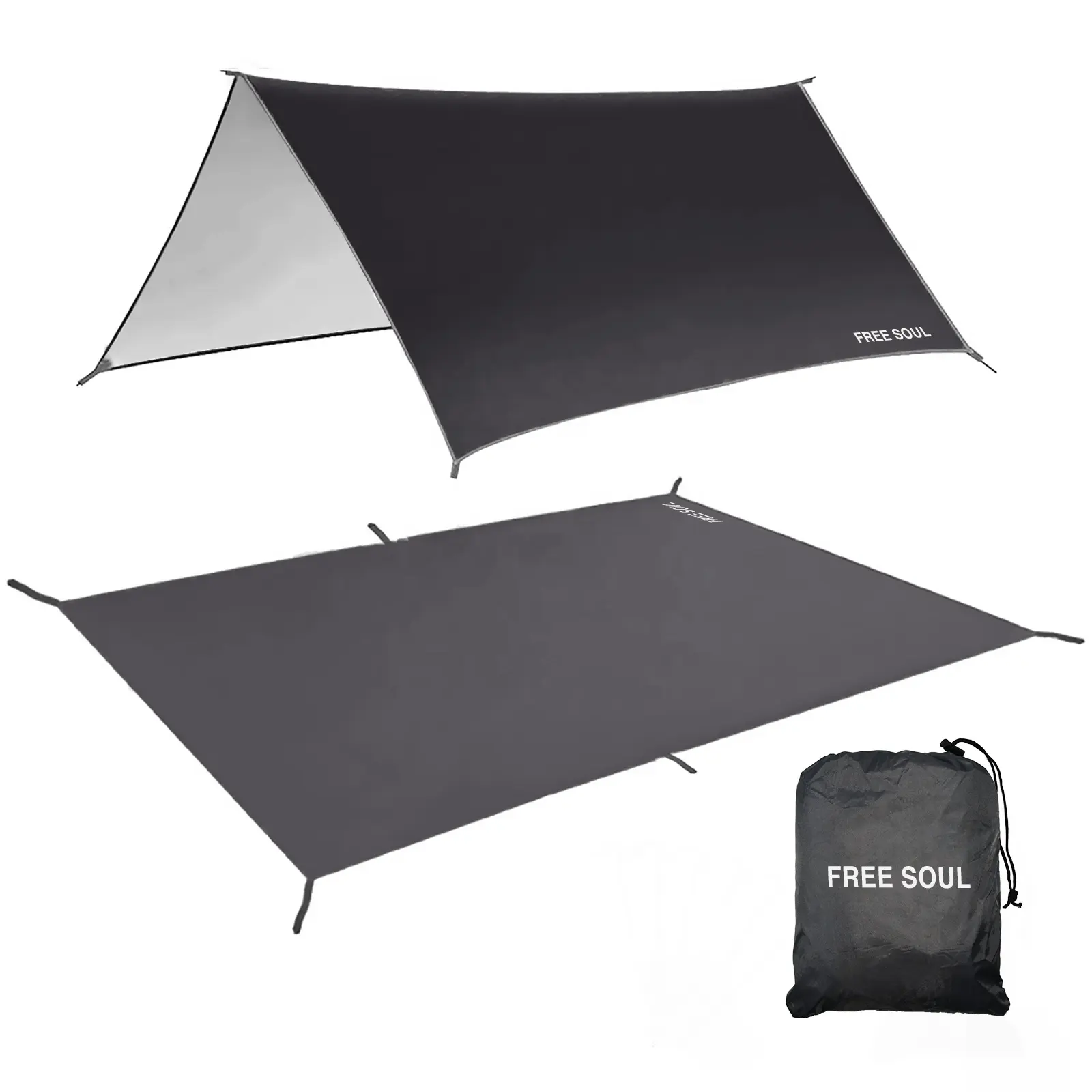 Camping accessories Hexagon 300D Oxford cloth waterproof camping mat tent waterproof cover