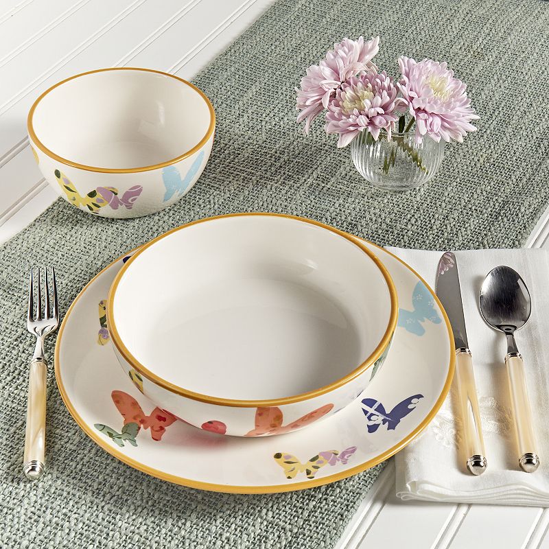 Dolly Parton 12-pc. Mariposa Dinnerware Set