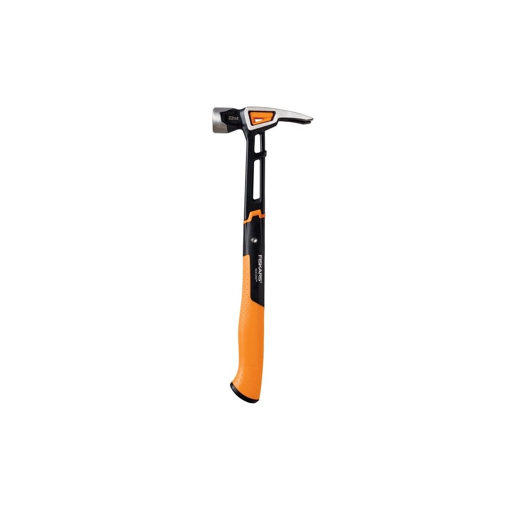 Fiskars Pro IsoCore 22oz 16 Forged Steel Head Framing Hammer ;