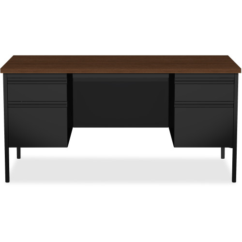 Lorell Fortress Series Double-Pedestal Desk (60927)