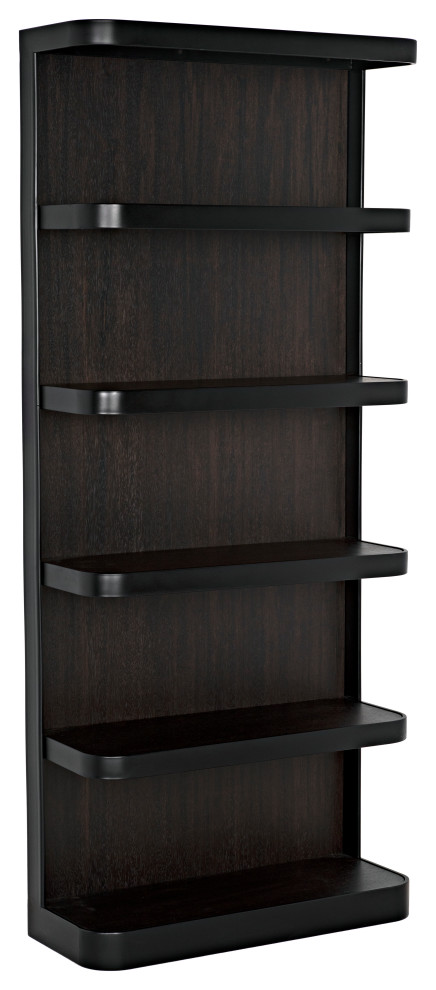 Dido Bookcase  Black Metal   Transitional   Bookcases   by Noir  Houzz