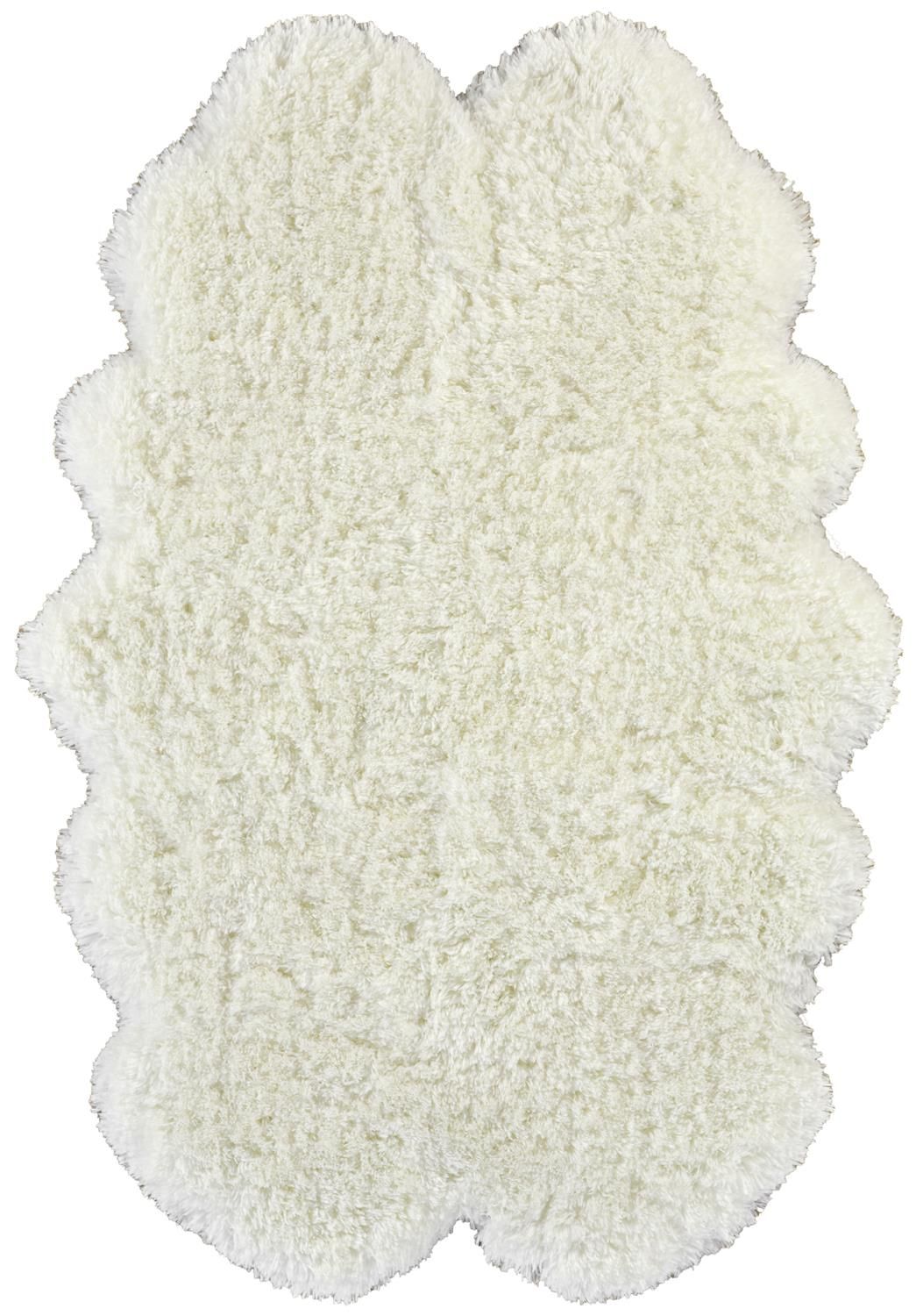 Roux Hand Tufted Ivory and White Rug by BD Fine