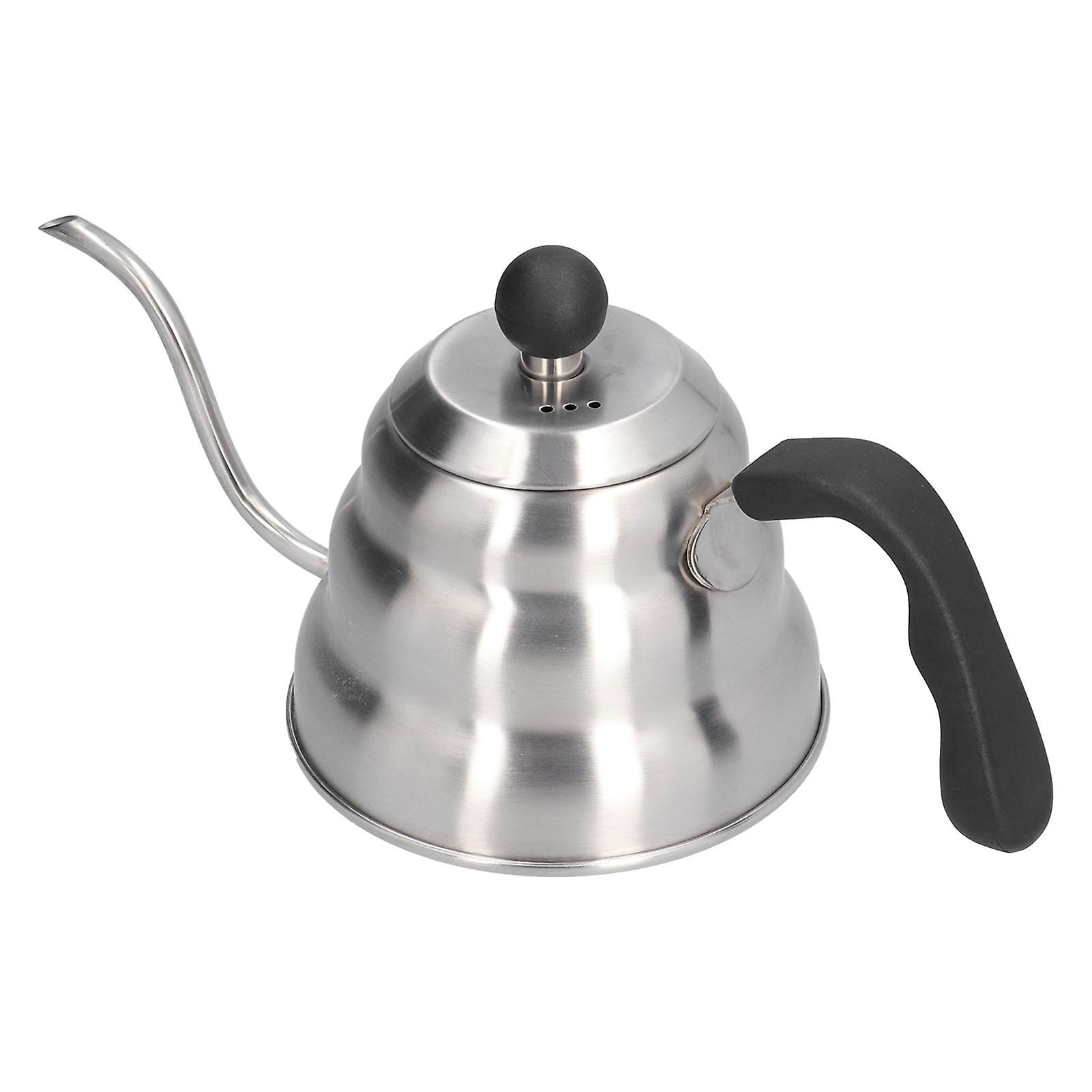 Stainless Steel Pour Over Coffee Kettle Vintage Gooseneck Spout Pot Coffee Utensils For Home Kitchen1l