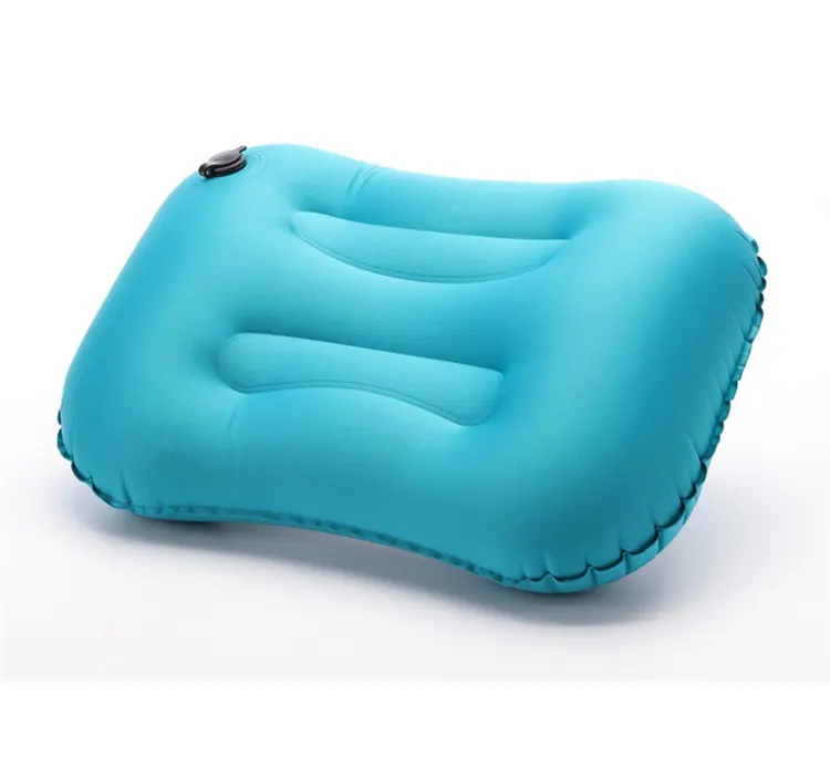 Camping Neck Pillow Soft Compressible Portable Travel Air Pillow for Sleeping Inflatable Pillow