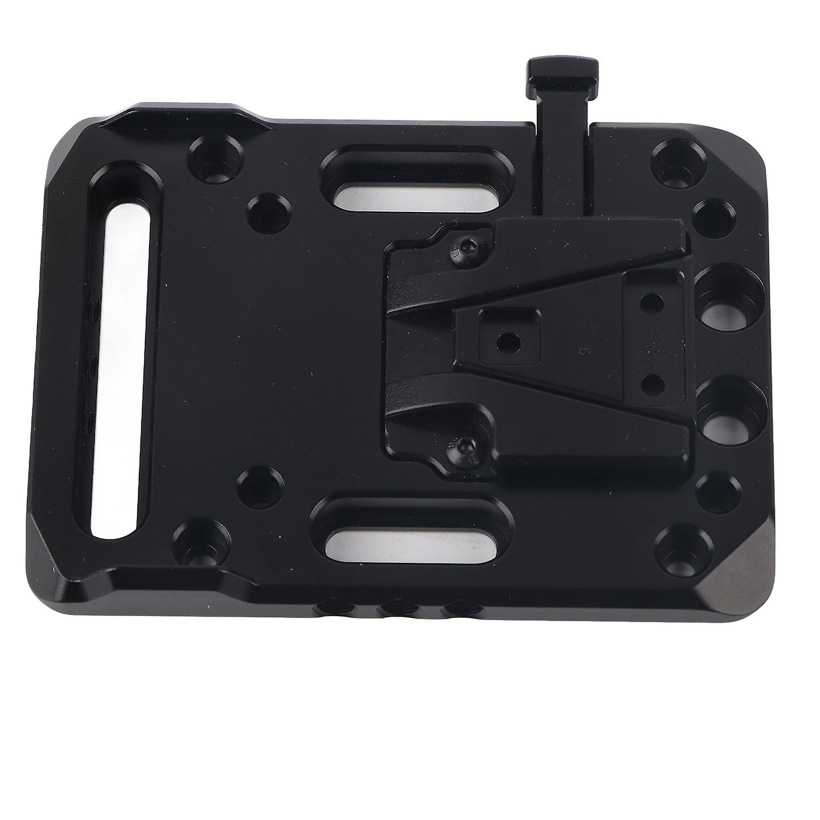 Full Metal V Mount Battery Board Base Cnc Anodized Processing V Lock Battery Quick Release Plate Adapter