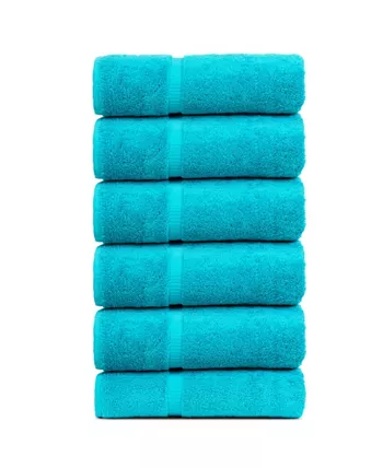 BC Bare Cotton Luxury Hotel Spa Towel Turkish Cotton Hand Towels Set of 6