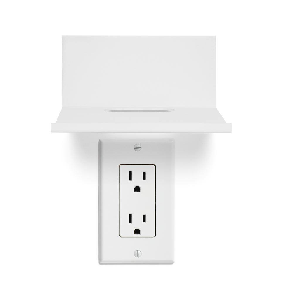 SIMPLE MOUNT No Stud Smart Device Shelf White SMS-W