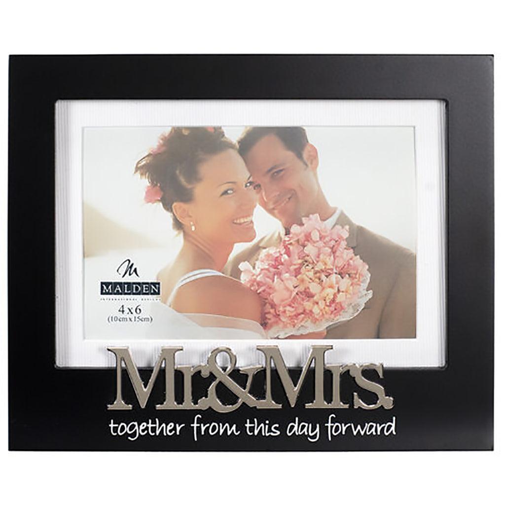 Malden  4X6/5X7 Mr.& Mrs. Expressions Frame