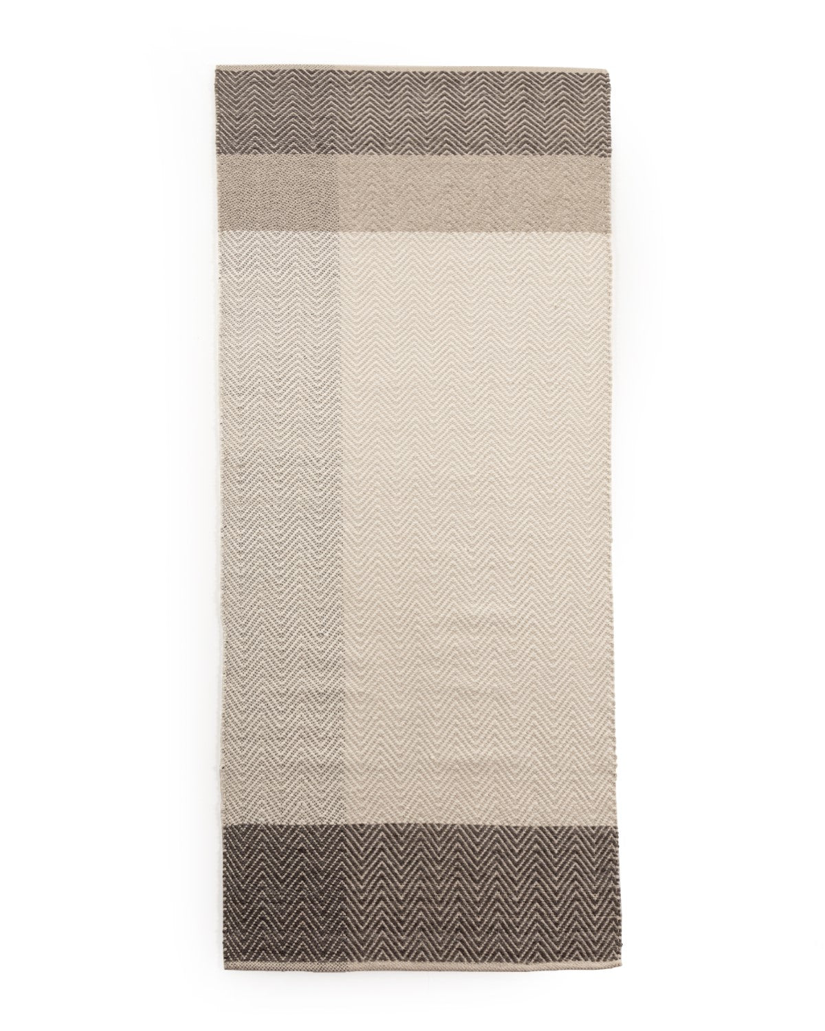 Color Block Chevron Brown/Cream Rug