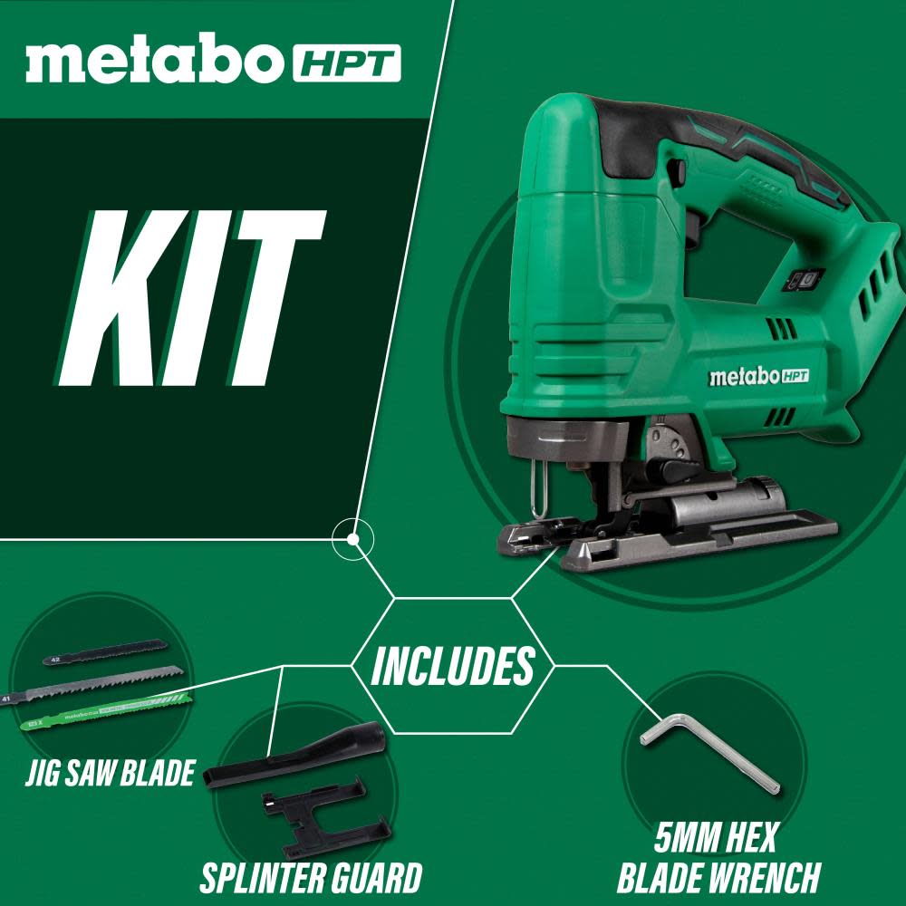 Metabo HPT 18V Cordless Jig Saw Bare Tool ;