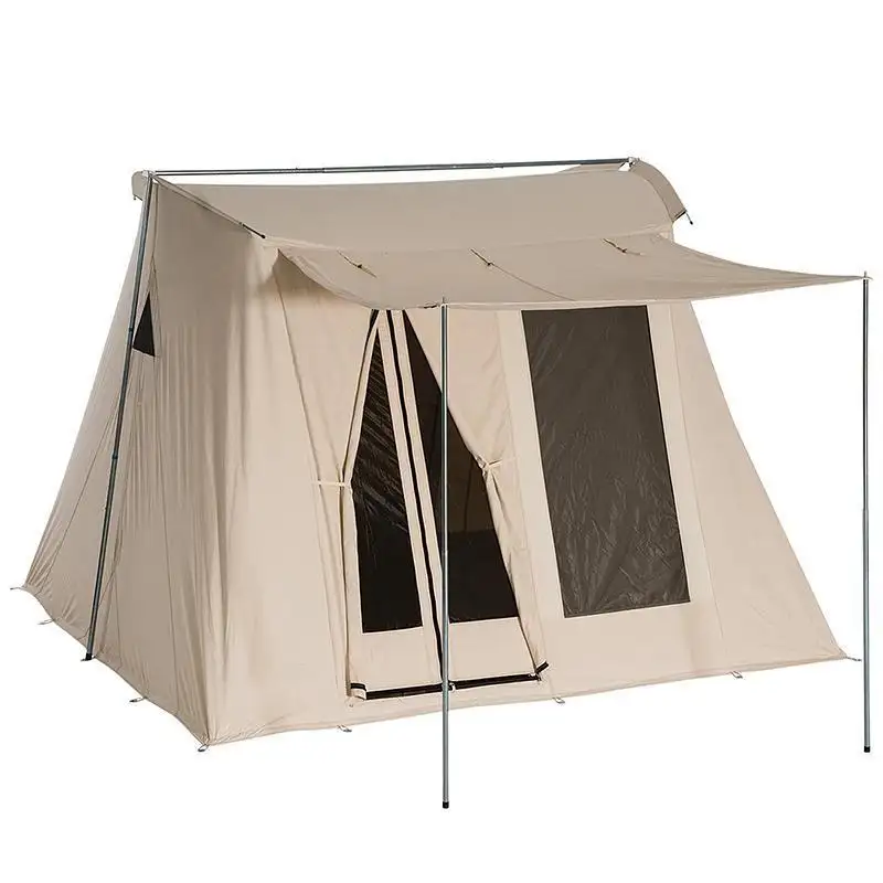 Waterproof Bushcraft Outdoor Hiking Canopy picnic TC Polyester cotton tent Camping Shelter Single Person