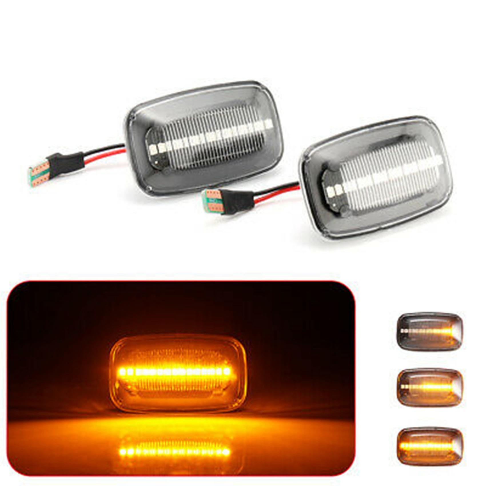 Dynamic Led Side Marker Fender Lights Flowing Turn Signal Light For Land Cruiser Landcruiser 70 80