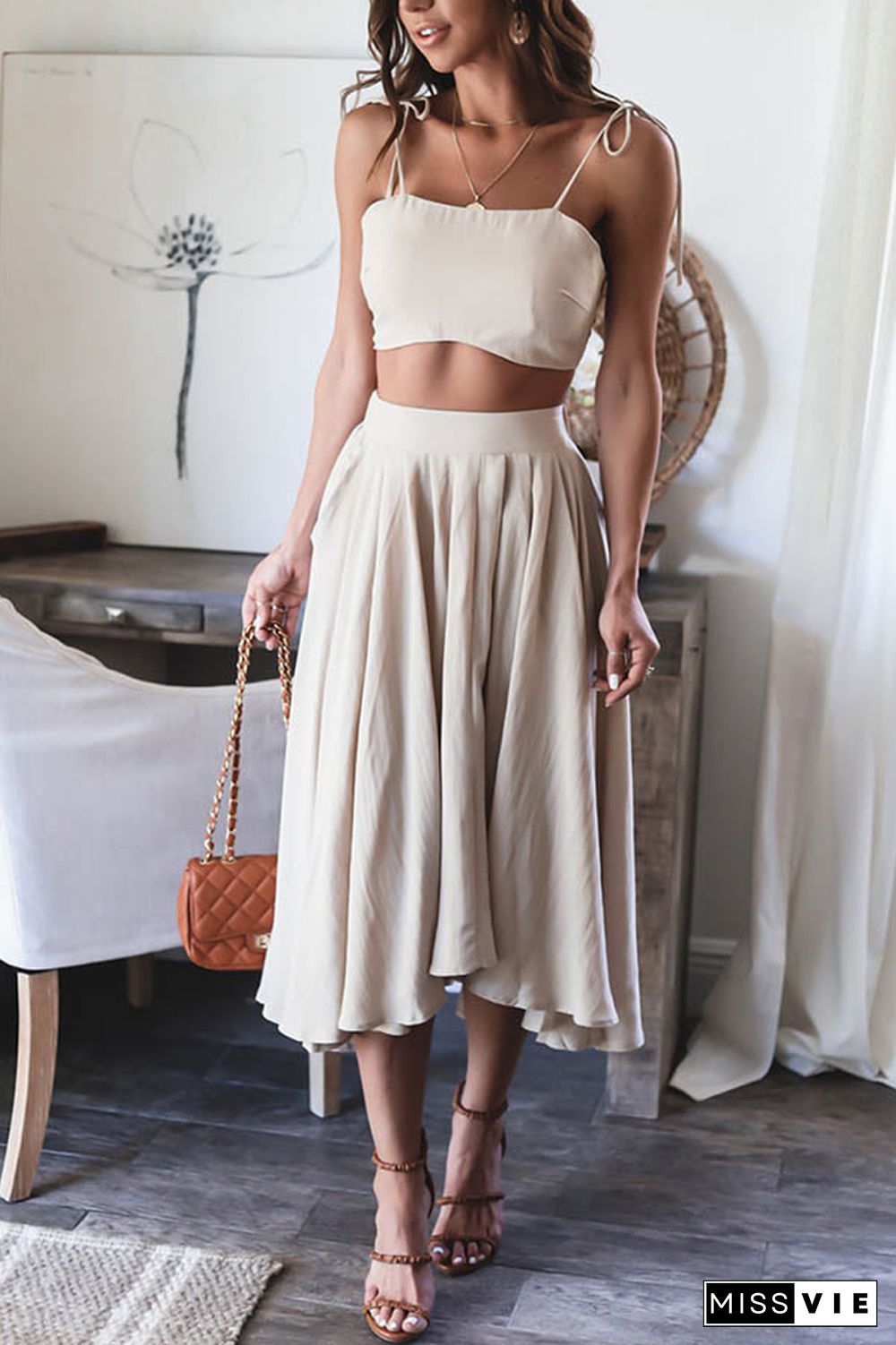 Meant To Be Two Piece Skirt Set